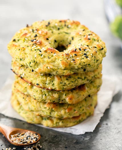 Zucchini Bagels (Low Carb, Keto)