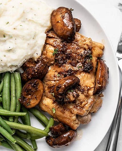 Balsamic Chicken and Mushrooms