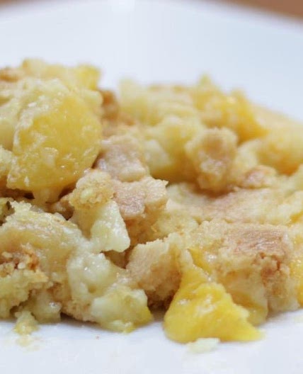 Cake Mix Peach Cobbler