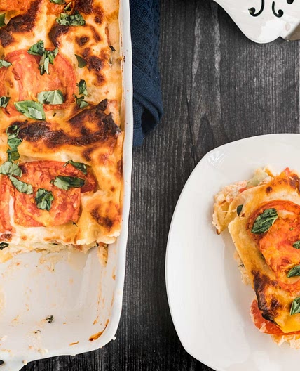 Tomato and Spinach Lasagna