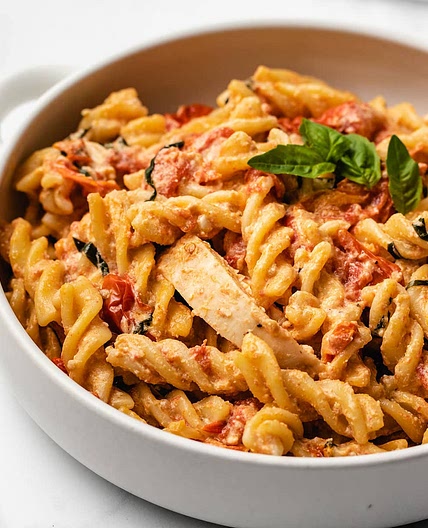 Baked Feta Chicken Pasta