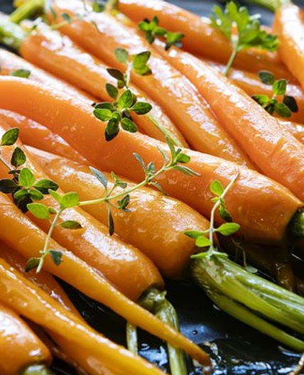 Maple & Orange Glazed Baby Carrots