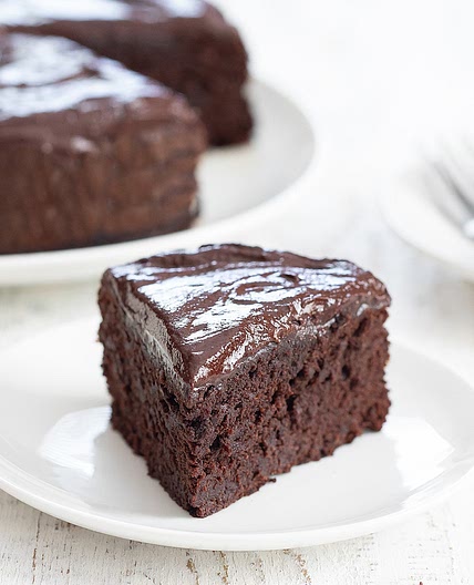 4 Ingredient Healthy Chocolate Cake
