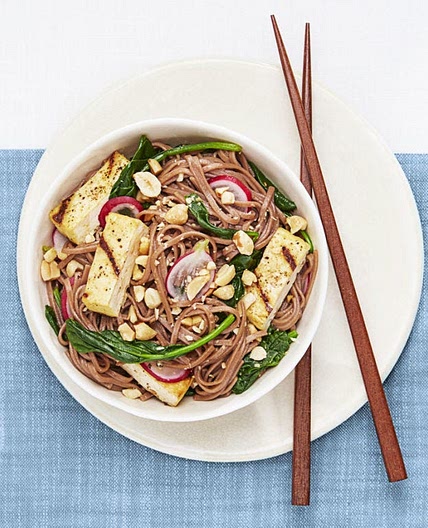 Soba Salad with Grilled Tofu