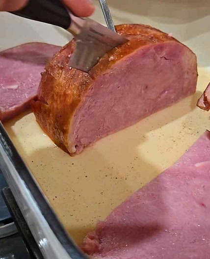 Spiced Rum Orange Glazed Ham