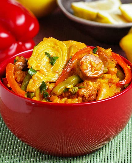 Meatless Paella Recipe by Tasty