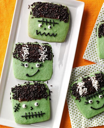 Freaky Frankenstein Cookies