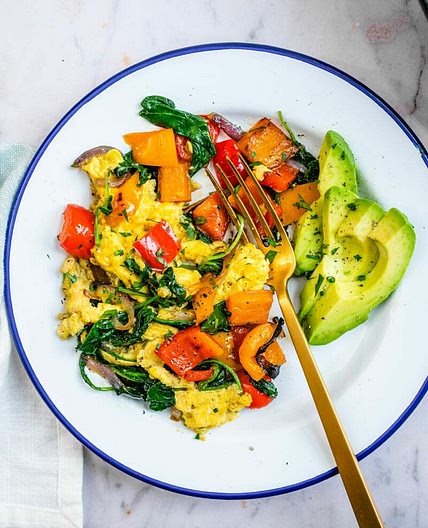 Breakfast Vegetable Scramble