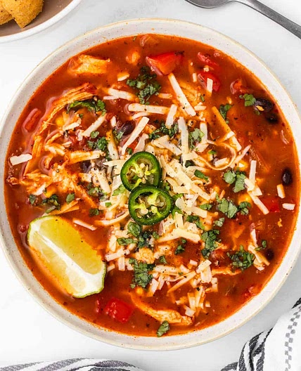 Easy Chicken Taco Soup