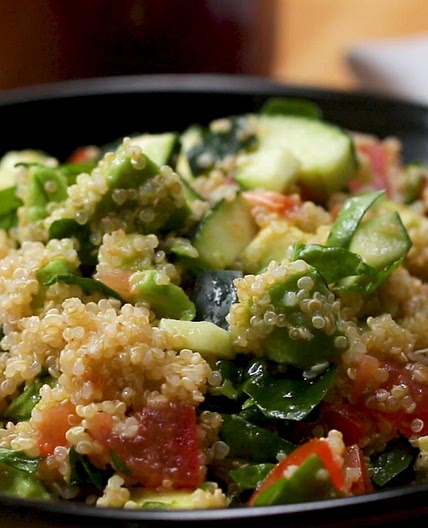 Avocado Quinoa Power Salad Recipe by Tasty