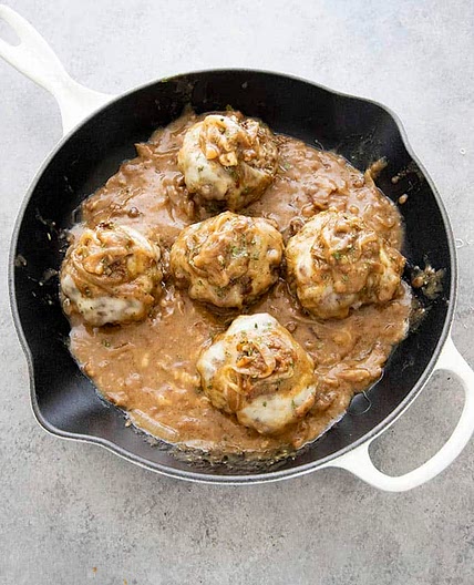 French Onion Salisbury Steak