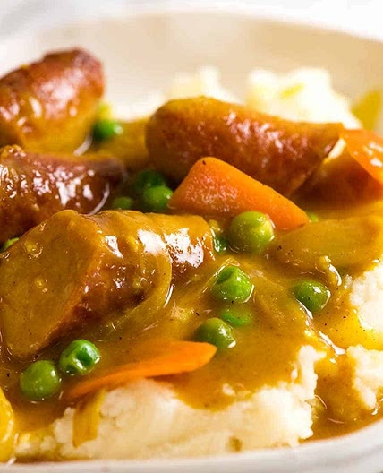 Curried Sausages
