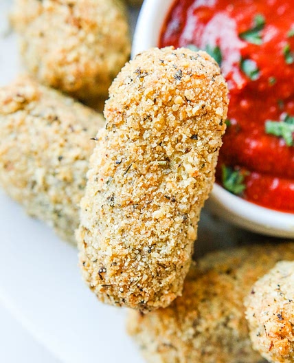 Keto Mozzarella Sticks | The BEST Easy Low Carb Mozzarella Sticks For Keto