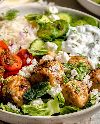 Greek Chicken Meatballs