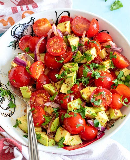 Easy Avocado & Tomato Salad