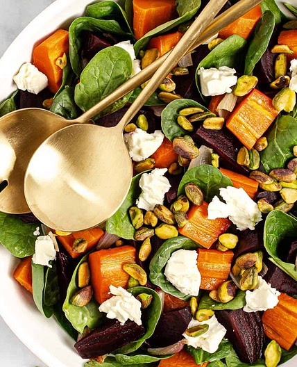 Roasted Beet and Carrot Salad