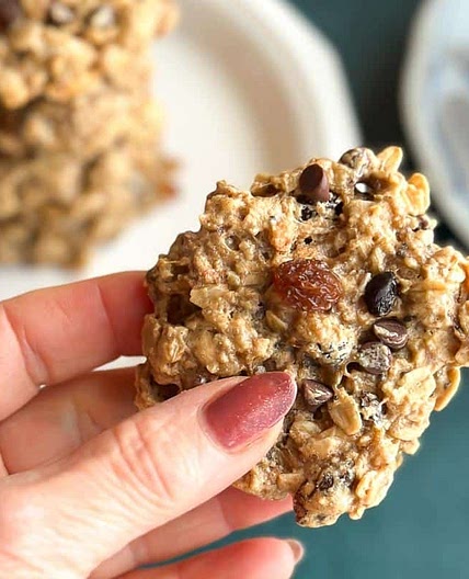 Low FODMAP High Protein Peanut Butter Banana Cookies