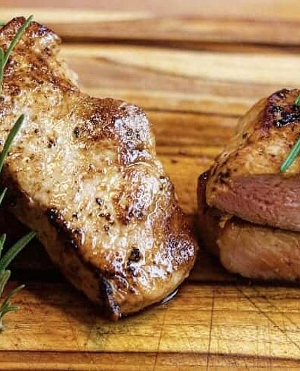 Sous Vide Lemon Herb Pork Chops