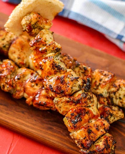 Puerto Rican BBQ Chicken Pinchos