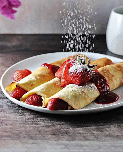Almond Milk Crepes