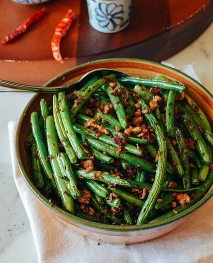 Sichuan Dry Fried Green Beans