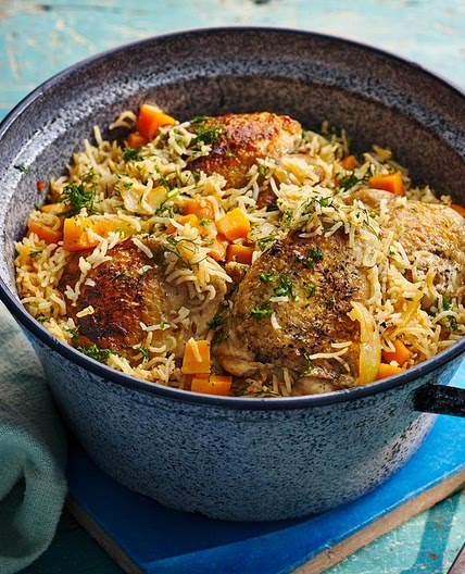 Healthy chicken and rice