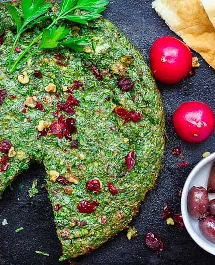 Kuku Sabzi: Baked Persian Herb Omelet