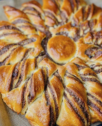 Walnut Filled Star Bread (Easy & Impressive!)