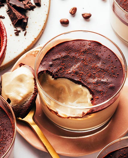 Vegan Tiramisu Pudding Cups