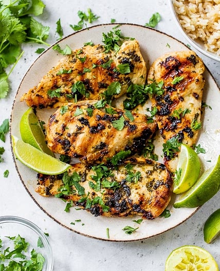 Cilantro Lime Chicken Breast (Grilled or Air Fryer)