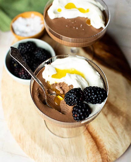 Olive Oil Chocolate Mousse