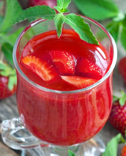 Polish Strawberry Kisiel (Kissel)