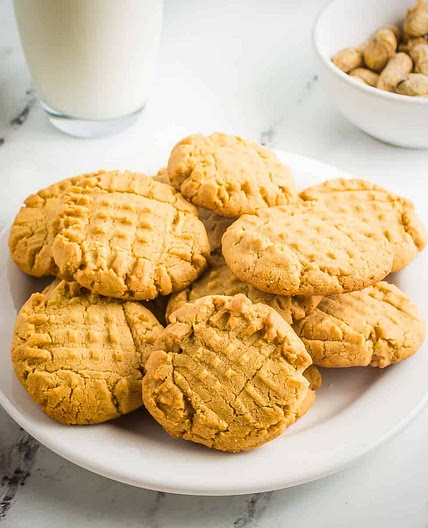 Chewy Peanut Butter Cookies