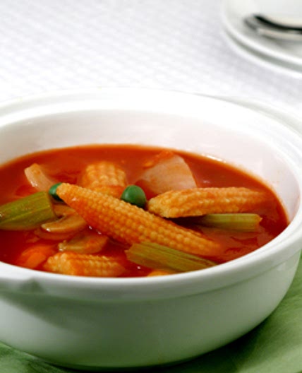 베이비콘채소스프