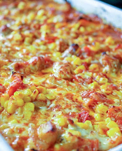 Chicken Adobo Enchilada Bake