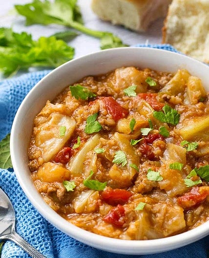 Instant Pot Unstuffed Cabbage Rolls