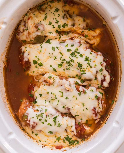 Crockpot Salsa Chicken