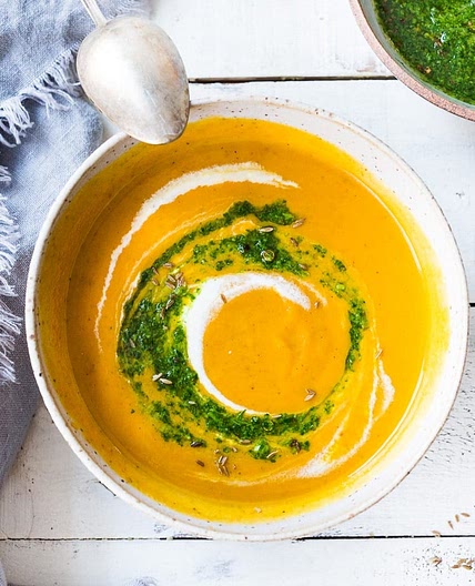 Carrot Soup with Chermoula