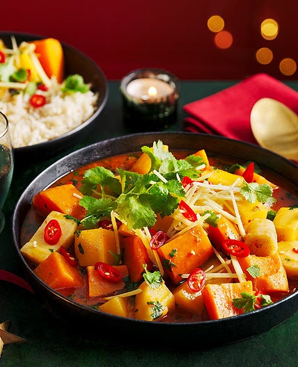 Root veg Thai red curry