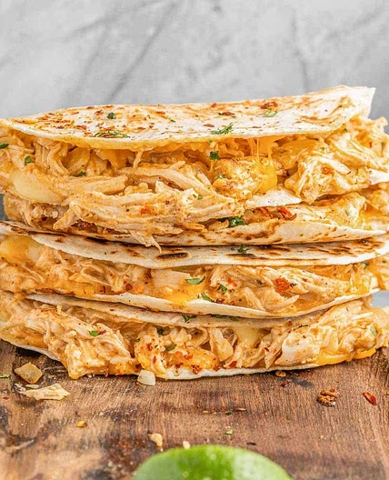 Buffalo Chicken Quesadillas