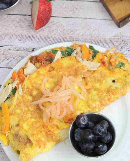 Keto Chicken Omelet