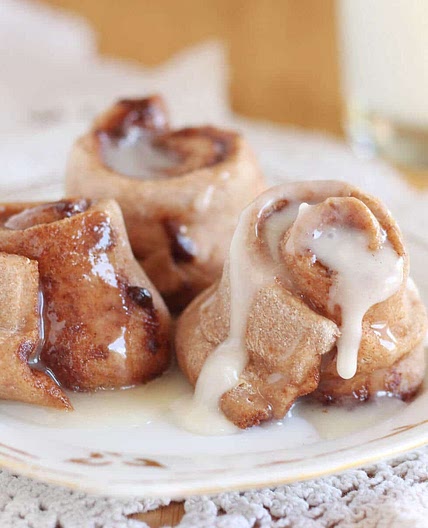 Healthy Cinnamon Rolls - NO Yeast!