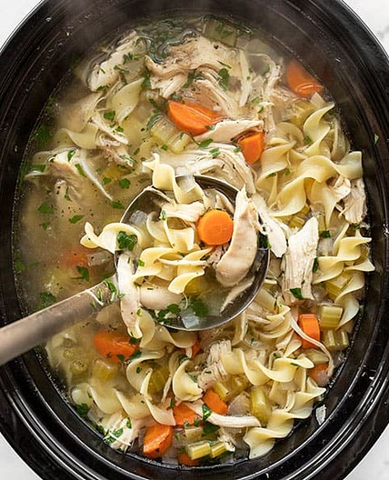 Slow Cooker Chicken Noodle Soup