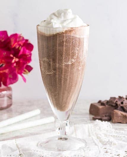 Low FODMAP Frozen Hot Chocolate