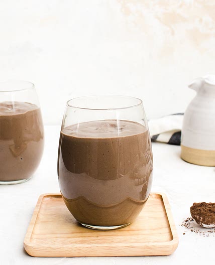 Avocado Chocolate Peanut Butter Smoothie