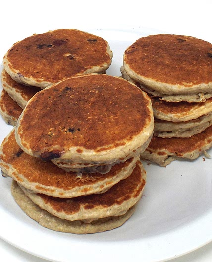 Blueberry and Ricotta Oat Pancakes