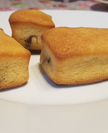 Financiers au Nutella