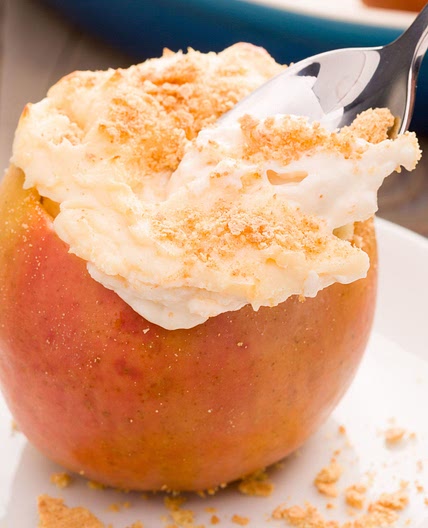 Cheesecake Stuffed Apples