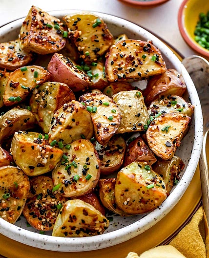 Everything Bagel Roasted Potatoes