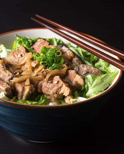 Pressure Cooker Ginger Pork Shogayaki